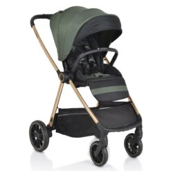 Cangaroo Hydra Green 2-in-1 Kinderwagen Incl. Adapter -Kleintje Wereld cangaroo hydra green 2 in 1 kinderwagen incl. adapter 6