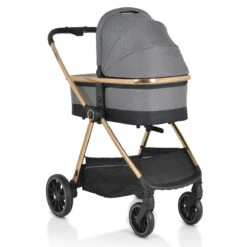 Cangaroo Hydra Grey 2-in-1 Kinderwagen Incl. Adapter -Kleintje Wereld cangaroo hydra grey 2 in 1 kinderwagen incl. adapter 3