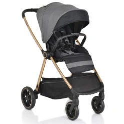 Cangaroo Hydra Grey 2-in-1 Kinderwagen Incl. Adapter -Kleintje Wereld cangaroo hydra grey 2 in 1 kinderwagen incl. adapter 6