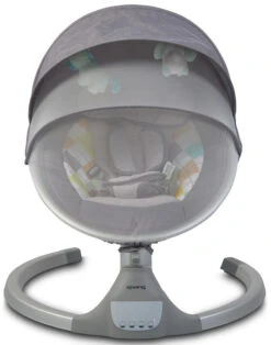 Cangaroo ISwing Light Grey Babyschommel 8116 -Kleintje Wereld cangaroo iswing light grey babyschommel 8116 3