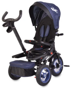 Cangaroo Jockey Trike Beige Stars Driewieler Met Duwstang En Zonnekap -Kleintje Wereld cangaroo jockey trike driewieler met duwstang en zonnekap 34 1