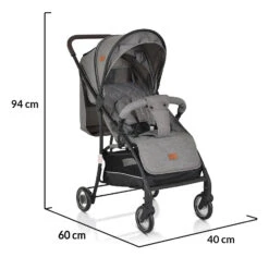 Cangaroo London Grey Wandelwagen 5581 -Kleintje Wereld cangaroo london grey wandelwagen 5581 12