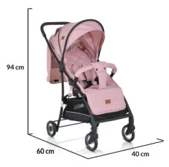 Cangaroo London Pink Wandelwagen 5727 -Kleintje Wereld cangaroo london pink wandelwagen 5727 12