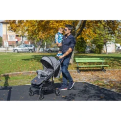 Cangaroo London Grey Wandelwagen 5581 -Kleintje Wereld cangaroo london wandelwagen sfeer1