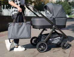 Cangaroo Macan Black 3-in-1 Combi Kinderwagen Incl. Autostoel 2826 -Kleintje Wereld cangaroo macan 3 in 1 combi kinderwagen incl. autostoel 2819 3