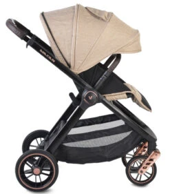Cangaroo Macan Black 3-in-1 Combi Kinderwagen Incl. Autostoel 2826 -Kleintje Wereld cangaroo macan beige 3 in 1 combi kinderwagen incl. autostoel 2796 7