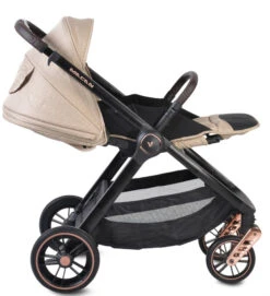 Cangaroo Macan Black 3-in-1 Combi Kinderwagen Incl. Autostoel 2826 -Kleintje Wereld cangaroo macan beige 3 in 1 combi kinderwagen incl. autostoel 2796 8