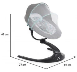 Cangaroo Meira Mint Babyschommel 109164 -Kleintje Wereld cangaroo meira mint babyschommel 109164 9