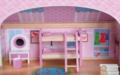 Cangaroo Mila Houten Poppenhuis 4110 -Kleintje Wereld cangaroo mila houten poppenhuis 4110 3