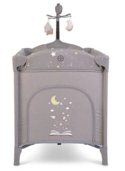 Cangaroo Once Upon A Time 2 Grey Campingbed -Kleintje Wereld cangaroo once upon a time grey campingbed 3