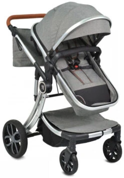 Cangaroo Polly Grey 3-in-1 Combi Kinderwagen Incl. Autostoel -Kleintje Wereld cangaroo polly grey 3 in 1 combi kinderwagen incl. autostoel 13 1920x1920