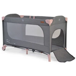 Cangaroo Skyglow 2 Pink Campingbed Incl. Bodemverhoger -Kleintje Wereld cangaroo skyglow 2 pink campingbed 4
