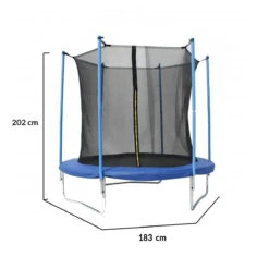 Cangaroo Spring 183 Cm Trampoline Met Net -Kleintje Wereld cangaroo spring 183 cm trampoline met net 1