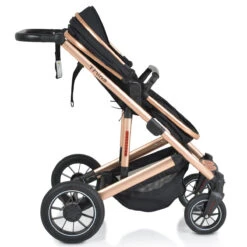 Cangaroo Thira Black 3-in-1 Combi Kinderwagen Incl. Autostoel -Kleintje Wereld cangaroo thira black 3 in 1 combi kinderwagen 16