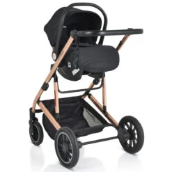 Cangaroo Thira Black 3-in-1 Combi Kinderwagen Incl. Autostoel -Kleintje Wereld cangaroo thira black 3 in 1 combi kinderwagen 20