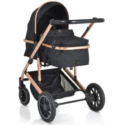 Cangaroo Thira Black 3-in-1 Combi Kinderwagen Incl. Autostoel -Kleintje Wereld cangaroo thira black 3 in 1 combi kinderwagen 4