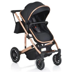 Cangaroo Thira Black 3-in-1 Combi Kinderwagen Incl. Autostoel -Kleintje Wereld cangaroo thira black 3 in 1 combi kinderwagen 8