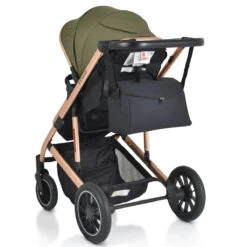 Cangaroo Thira Green 3-in-1 Combi Kinderwagen Incl. Autostoel -Kleintje Wereld cangaroo thira green 3 in 1 combi kinderwagen 9