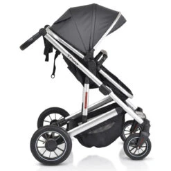 Cangaroo Thira Grey 3-in-1 Combi Kinderwagen Incl. Autostoel -Kleintje Wereld cangaroo thira grey 3 in 1 combi kinderwagen 14