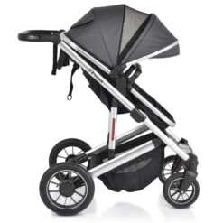 Cangaroo Thira Grey 3-in-1 Combi Kinderwagen Incl. Autostoel -Kleintje Wereld cangaroo thira grey 3 in 1 combi kinderwagen 15