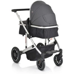 Cangaroo Thira Grey 3-in-1 Combi Kinderwagen Incl. Autostoel -Kleintje Wereld cangaroo thira grey 3 in 1 combi kinderwagen 5