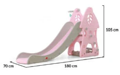 Cangaroo Zimbo Pink Glijbaan 107042 -Kleintje Wereld cangaroo zimbo pink glijbaan 107042 2