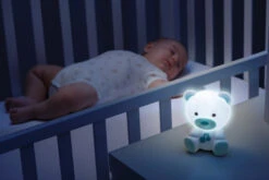 Chicco Dreamlight Bear Blue Nachtlampje Met Muziek C09830.20 -Kleintje Wereld chicco dreamlight bear blue nachtlampje met muziek 3