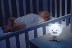 Chicco Dreamlight Bear Pink Nachtlampje Met Muziek C09830.10 -Kleintje Wereld chicco dreamlight bear pink nachtlampje met muziek 5