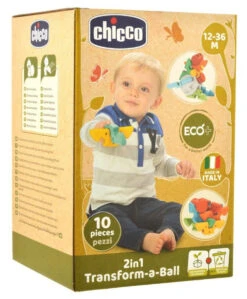 Chicco ECO+ 2-in-1 Bouw Een Bal Speelgoed C093741 -Kleintje Wereld chicco eco 2 in 1 bouw een bal speelgoed c093741 10