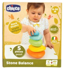 Chicco ECO+ Balans Stenen Speelgoed C104920 -Kleintje Wereld chicco eco balans stenen speelgoed c104920 5