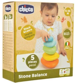Chicco ECO+ Balans Stenen Speelgoed C104920 -Kleintje Wereld chicco eco balans stenen speelgoed c104920 6