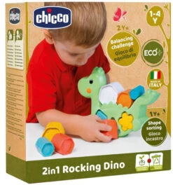Chicco ECO+ Lino Leaning Dino Speelgoed C104991 -Kleintje Wereld chicco eco lino leaning dino speelgoed c104991 8