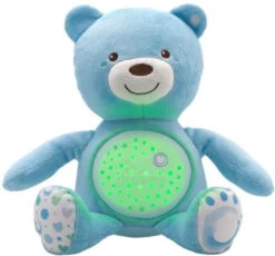 Chicco First Dreams Baby Bear Blauw Babyprojector En Knuffelbeer C08015.20