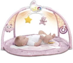 Chicco First Dreams Colors Roze Activity Gym Speelkleed C098661 -Kleintje Wereld chicco first dreams colors roze activity gym speelkleed c098661 5