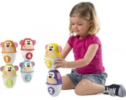 Chicco Monkey Strike Bowlingspel C05228 -Kleintje Wereld chicco monkey strike bowlingspel c05228 6