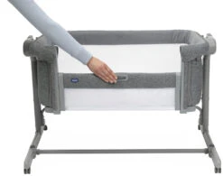 Chicco Next2Me Magic Evo Dark Grey Wieg Aan Bed 5087041400000 -Kleintje Wereld chicco next2me magic evo dark grey wieg aan bed 5087041400000 3