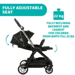 Chicco One4Ever Pirate Black Meegroei Wandelwagen 607988142 -Kleintje Wereld chicco one4ever wandelwagen 14 2