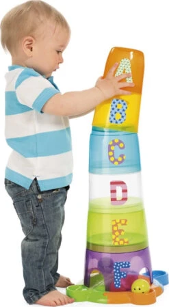 Chicco Stack & Roll 2 In 1 Stapelbekers 09308 7 Chicco Stack & Roll 2 In 1 Stapelbekers 09308 -Kleintje Wereld chicco stack roll 2 in 1 stapelbekers