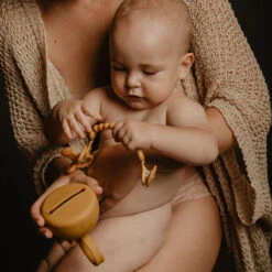 Suavinex Essence Soft Grey Silicone Speenhouder SXSEZ00081450 -Kleintje Wereld colour essence soother case mango 3 5