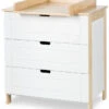 Commode Lieke Wit/Naturel -Kleintje Wereld commode lieke