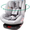 Ding Cruz Light Grey 360° Isofix Autostoel 0-36kg DI-101921 -Kleintje Wereld di 101921 ding cruz light grey arrow