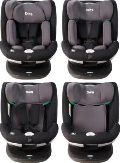 Ding Mace Black/Grey 360° I-Size Autostoel 0-36kg DI-111917 -Kleintje Wereld di 111917 ding mace black grey 05