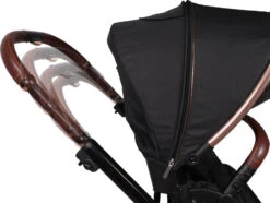 Ding Amigo Black/Rose Tweeling Kinderwagen Incl. 2 Autostoelen DI-191711 -Kleintje Wereld ding amigo black rose tweeling kinderwagen incl. 2 autostoelen di 191711 4