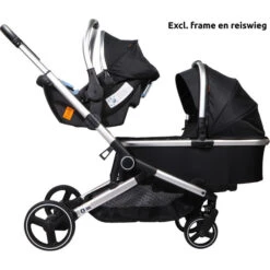 Ding Fenix Black/Black Autostoel 0-13kg -Kleintje Wereld ding amigo black silver 0 13kg autostoel di 191708 1 1