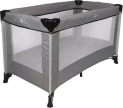 Ding Stripe Grey Melange Campingbed DI-271803