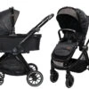 Ding Fenix Black/Black Kinderwagen DI-191701 -Kleintje Wereld ding fenix black kinderwagen100
