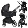 Ding Fenix Black/Black 3-in-1 Combi Kinderwagen Incl. Autostoel
