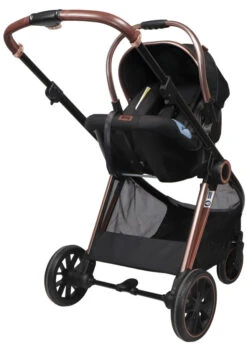 Ding Fenix Black/Rose 3-in-1 Combi Kinderwagen Incl. Autostoel -Kleintje Wereld ding fenix rose kinderwagen14