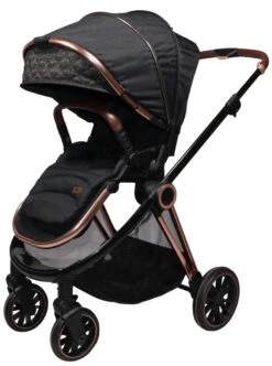 Ding Fenix Black/Rose 3-in-1 Combi Kinderwagen Incl. Autostoel -Kleintje Wereld ding fenix rose kinderwagen3 1