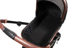 Ding Fenix Black/Rose 3-in-1 Combi Kinderwagen Incl. Autostoel -Kleintje Wereld ding fenix rose kinderwagen9 1